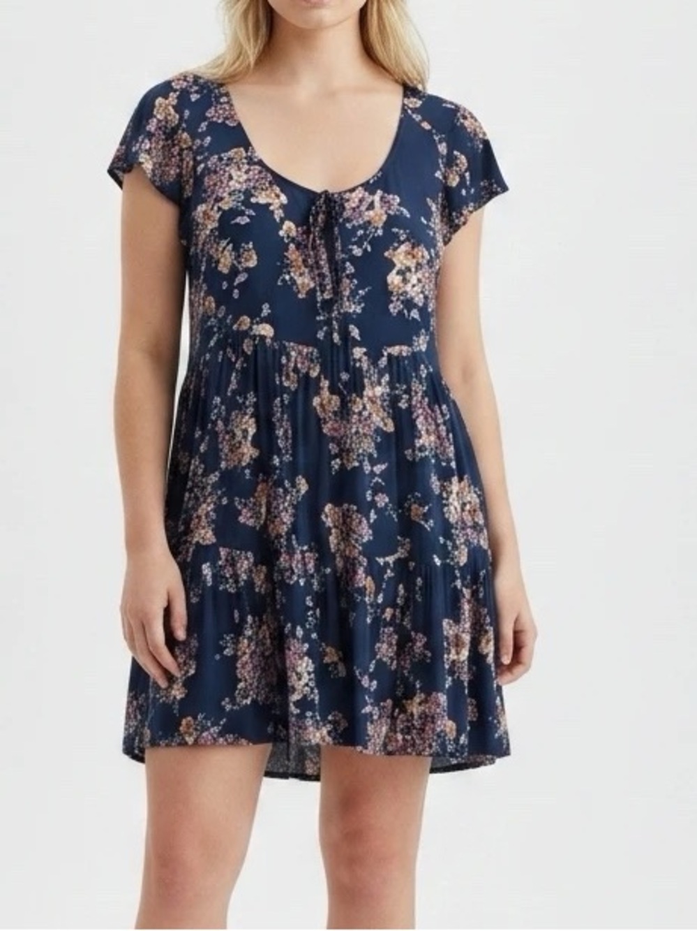 Altar’d State NWT Navy Floral Dress